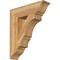 Ekena Millwork Balboa Traditional Rough Sawn Bracket, Western Red Cedar, 6"W x 24"D x 28"H BKT06X24X28BOA01RWR - alternate 1